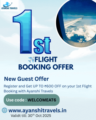  ?✈️ First Flight Booking Offer! ✈️?